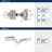 Full Inset Frameless Soft Close Euro Concealed Cabinet Hinge - 1 Pair