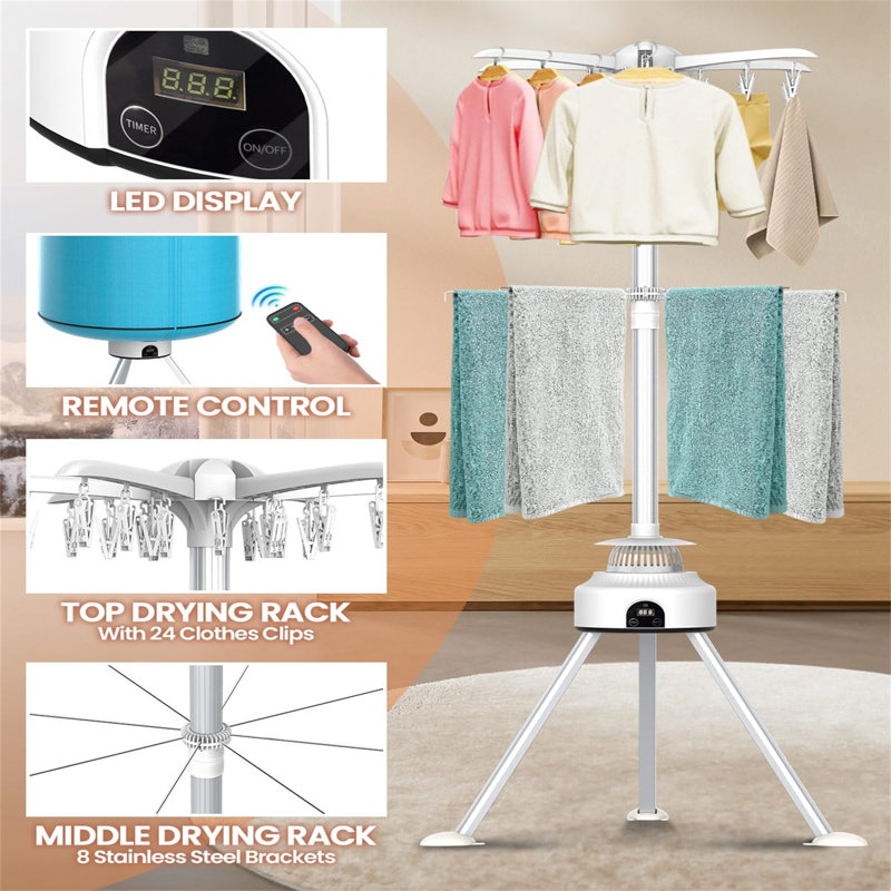Aluminum Tripod Drying Rack