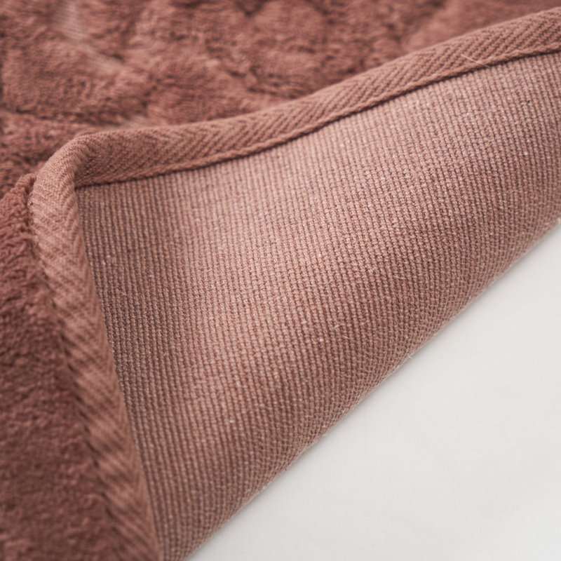 Ensemble de tapis de bain 2 pièces Mille, Rouge brun
