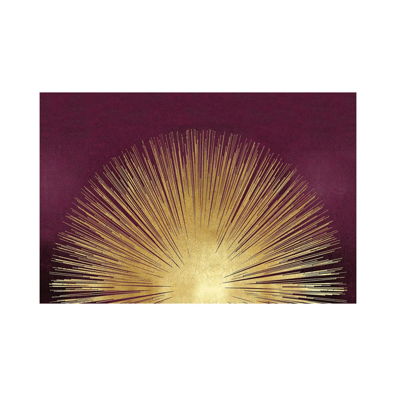 Abby Young - Wrapped Canvas Print, 66.04 cm H x 45.72 cm W x 3.175 cm D, Burgundy