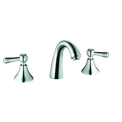 Widespread 2-handle Bathroom Faucet with Drain Assembly
