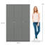 Sydnea 3 Door Wardrobe-1102587709
