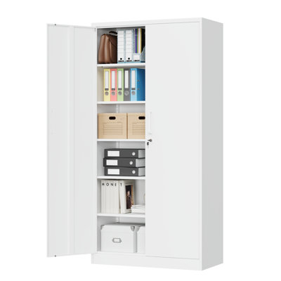 Metal Single Storage Cabinet ( 72'' H X 36'' W X 18'' D)