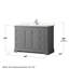 Ensemble de meuble-lavabo simple 48 po Avery-51712057-51712062-51978240