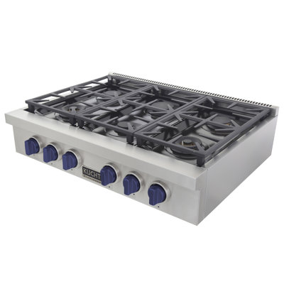 36" 6 Burner Cooktop
