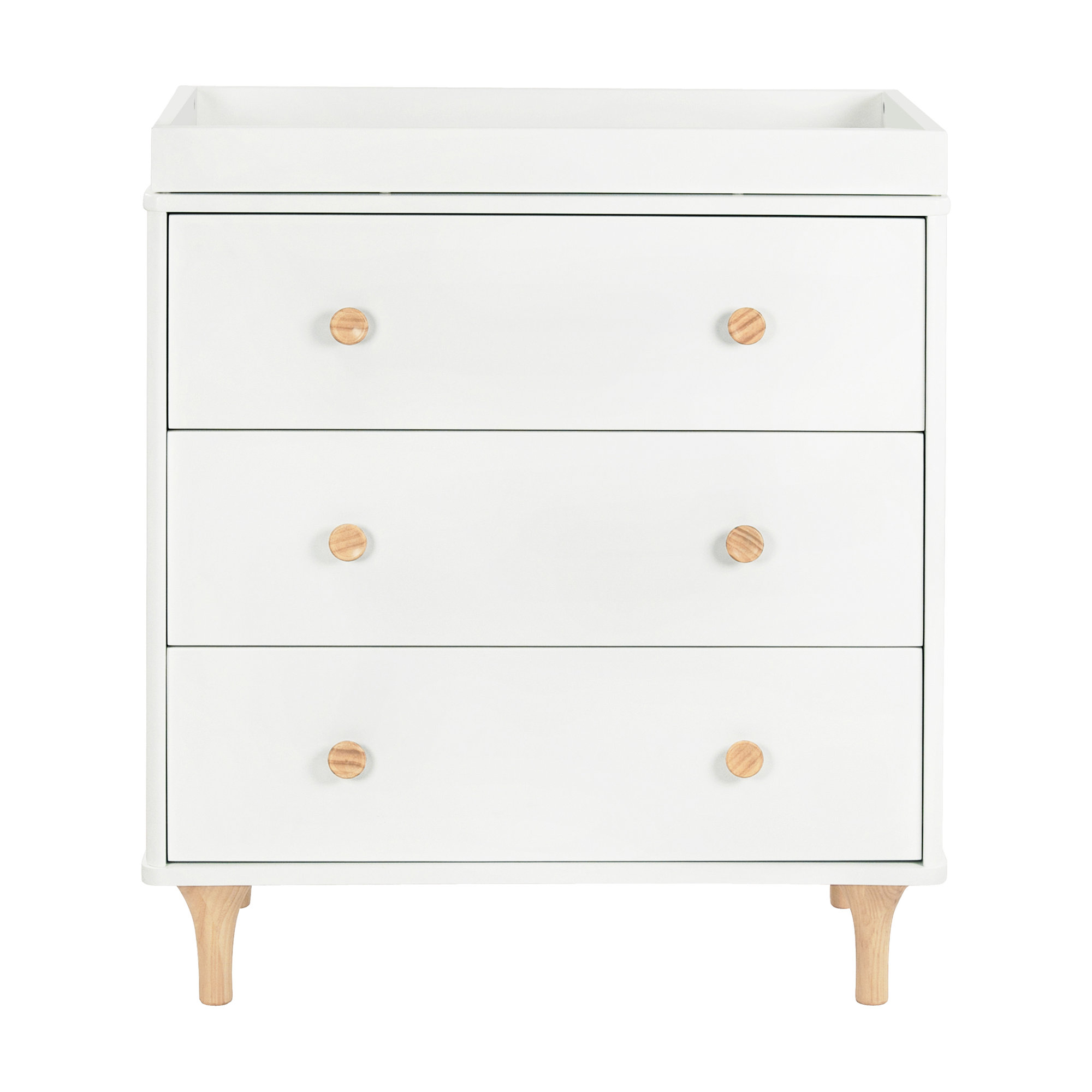 Lolly Convertible Standard Crib Nursery Furniture Set, White