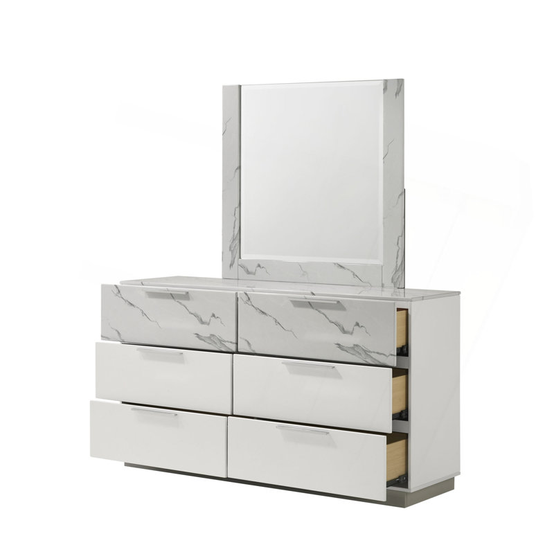 Miroir Mist blanc