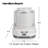 Hamilton Beach® 1.5 Quart Ice Cream Maker White, White