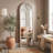 Heywood Solid Wood Arch Wall Mirror