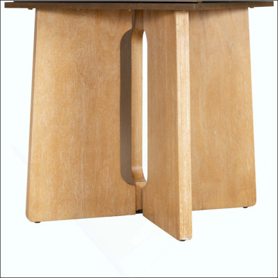 Table de salle à manger extensible en bois avec rallonge amovible de 16 po, table de salle à manger de cuisine et salle à manger