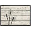 Windy, noir et blanc, silhouette de pissenlit, fleurs naturelles, effet de bois, panneaux, illustrations, rustique-101091266-101091269