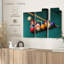 «Billiard Game Installation», 3 pièces sur toile-98562795