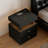 Floating 3-Drawer LED Smart Nightstand with Light  -1834074255