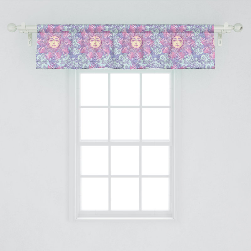 Multicolore cantonnière Ambesonne Boho, L 42 po x L 12 po