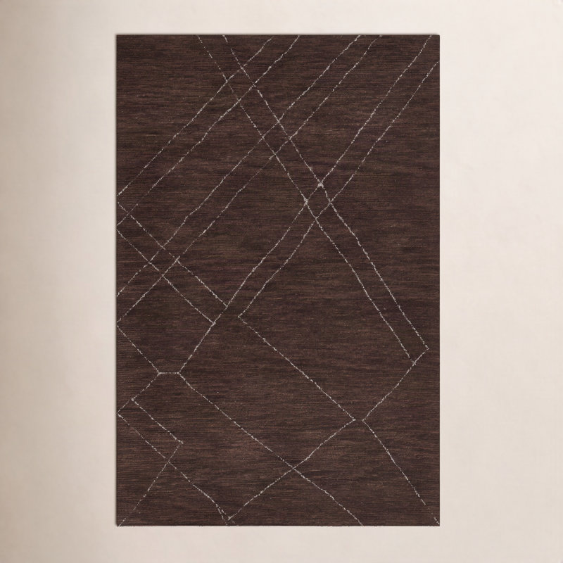 Tapis en laine Zoey Wendell, Rectangle 2 pi x 4 pi