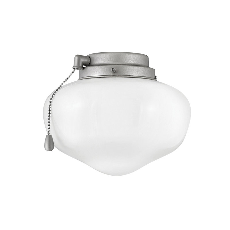 Ceiling Fan Light Kit, Silver