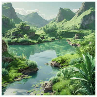 Housses de couette Lush Green Valley
