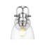 Meuble-lavabo 1 lumière avec verre transparent Iftimie-205366369