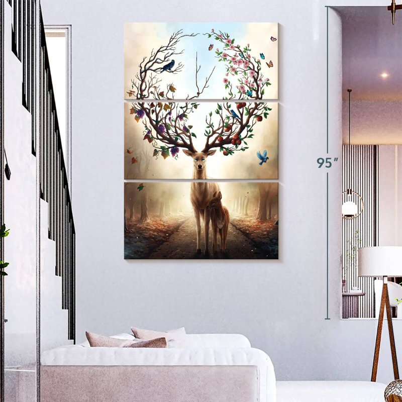 Kelan Seasons Change, 74" H x 48" W