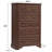 Theron 5-Drawer Manufactured Wood Tall Chest -1700166669