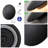 2-pack Black Aluminum Round Disc Led Indoor Outdoor Wall Lantern Sconce-754756037