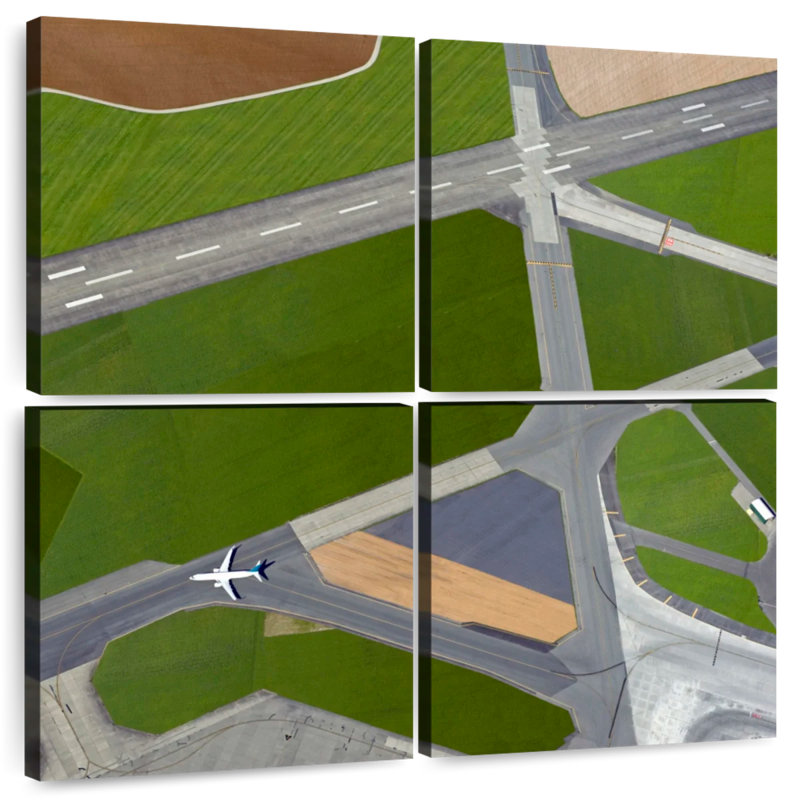 Airport Runways, 18" H x 18" W