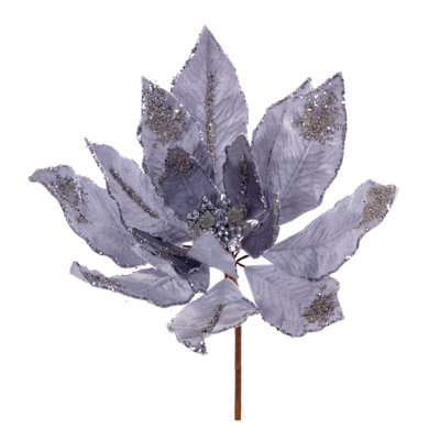 Vickerman Double Sided Artificial Velvet Poinsettia Pick