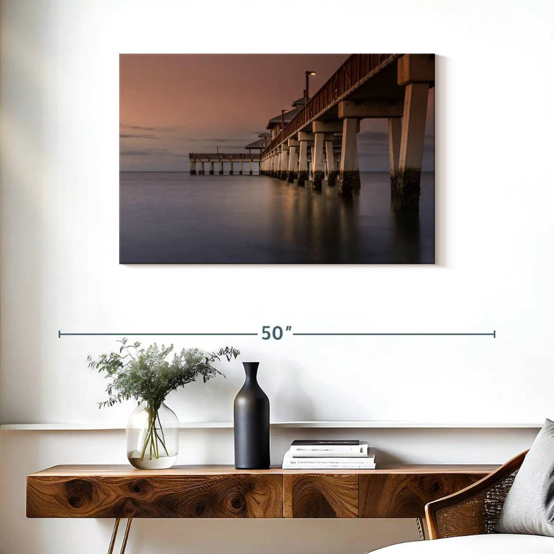 Aletra Myers Boardwalk Sunset, H 24 po x l 36 po