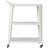 3-Tiered Metal Frame, Industrial Dining Cart With Swivel Wheels-1456750583