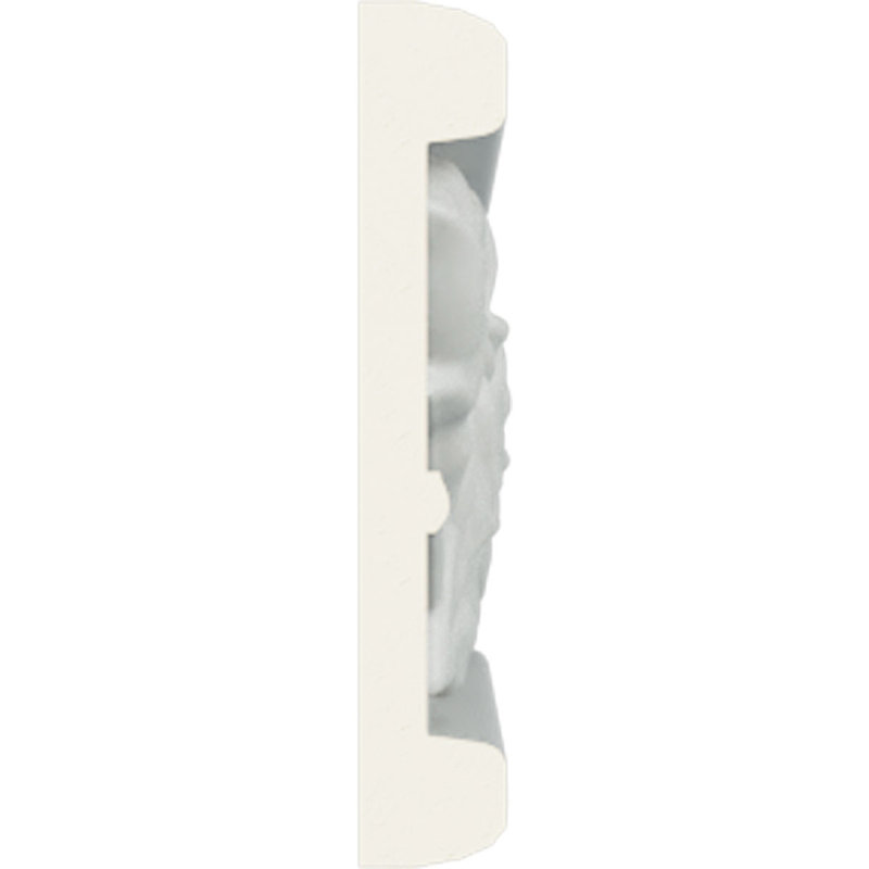 Rail de chaise rose 2 1/2 po H x P 1/2 po x L 94 1/2 po (répétition 9 1/2 po)