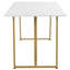 Cayemite Metal Base Dining Table-1075169101