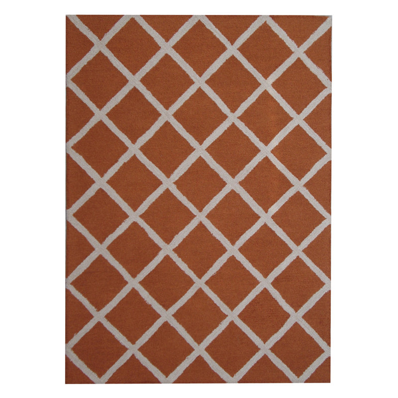 Wool Geometric Indoor Rug