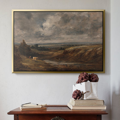 Hampstead Heath, 1825 - John Constable, toile tendue avec châssis