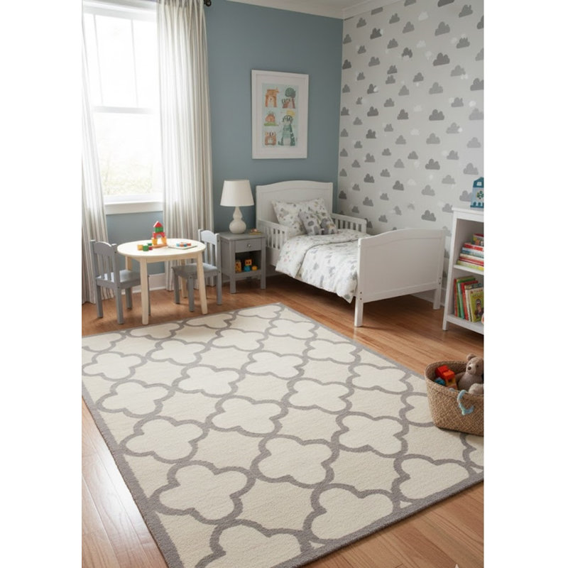 Performance Wool Geometric Indoor Rug