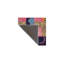 Tapis géométrique multicolore à motif carré entrelacé et lavable à la machine-796948782