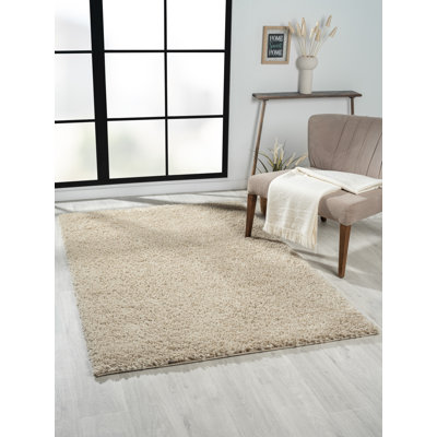 Shaggy Lush Beige Rug