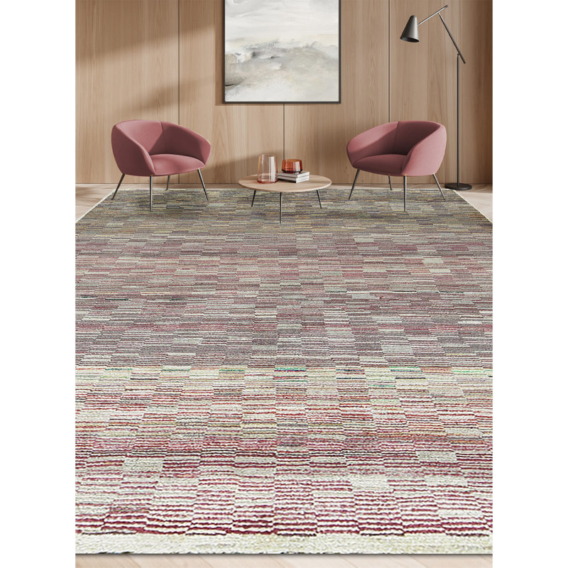 Hand-Knotted High-Quality Beige Area Rug