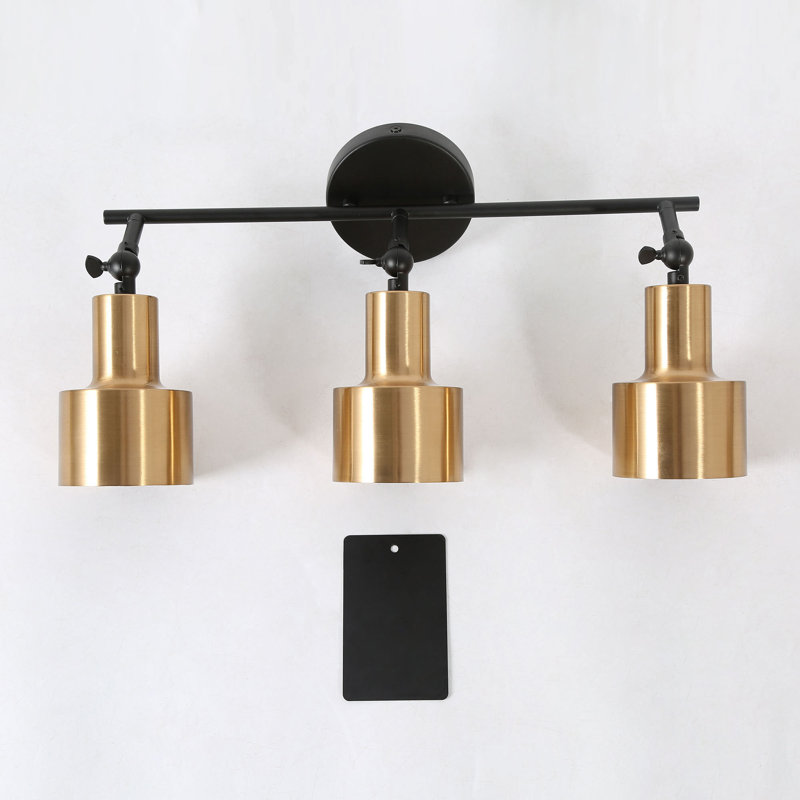 Lampe murale en métal 3 lumières Dauphine