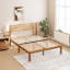 Midajah Bamboo Bed Frame with Slatted Headboard-105384338-91901705