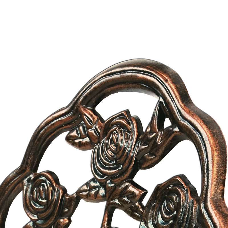 Ensemble bistro 3 pièces Louise, Bronze antique