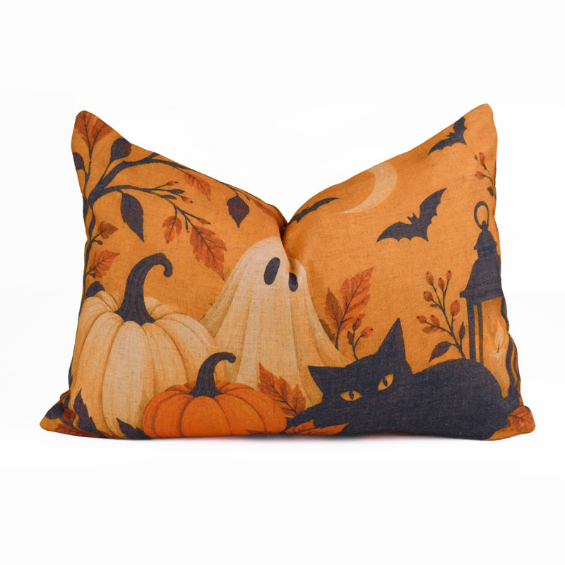 Animal Print Linen Pillow Cover, 14X20