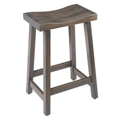 Cambon Solid Wood Counter Stool