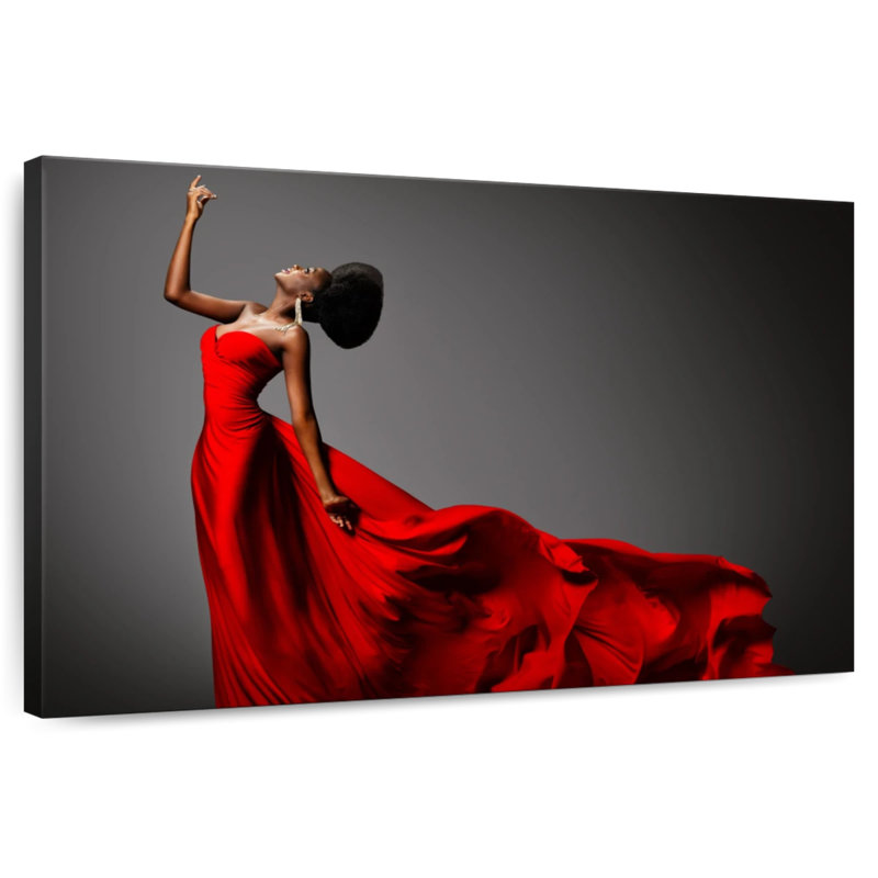 La beauté Sh Shoresworth en rouge, H 30 po x l 45 po