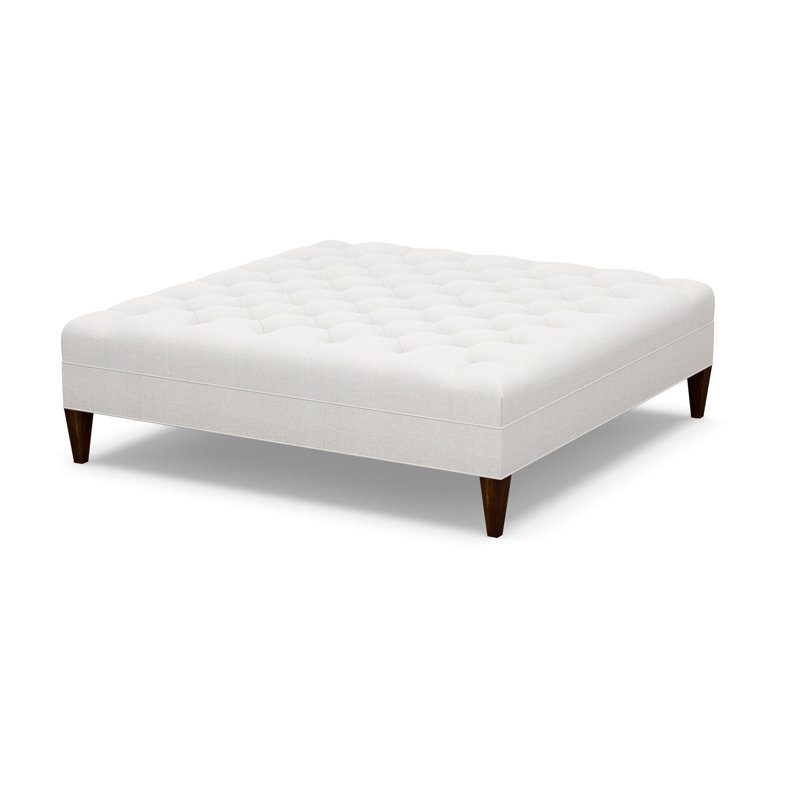 Square Ottoman, Walnut, 3906-73