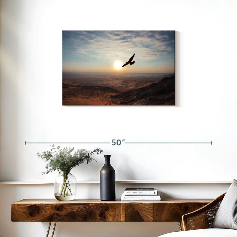 Brampt Flying Desert Eagle, 20" H x 30" W