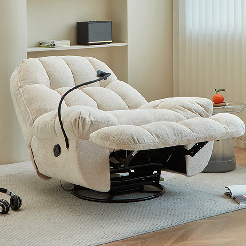 Walraven Ergonomic Leisure Recliner with 360° Spin 30° Rock, Beige