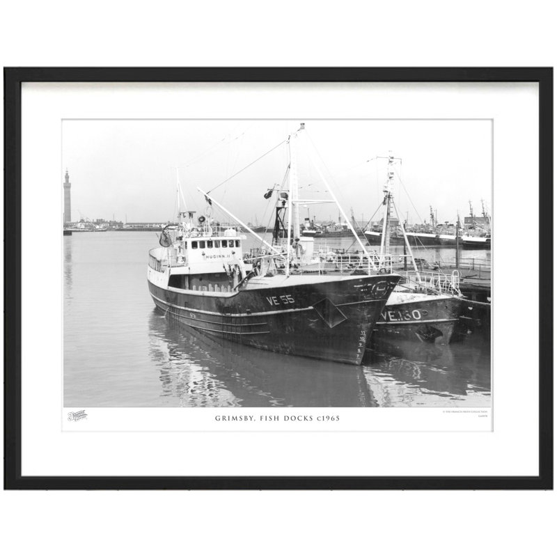 Grimsby, Fish Docks C1965 by Francis Frith - Single Picture Frame Print, 28cm H x 36cm W x 2.3cm D