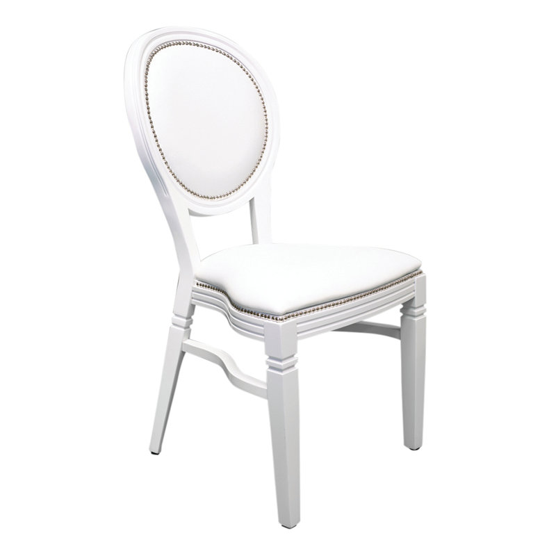 Gabler 43cm H Upholstered Stacking Side Chair