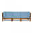 Coussin bleu / cadre brun n'est pas disponible