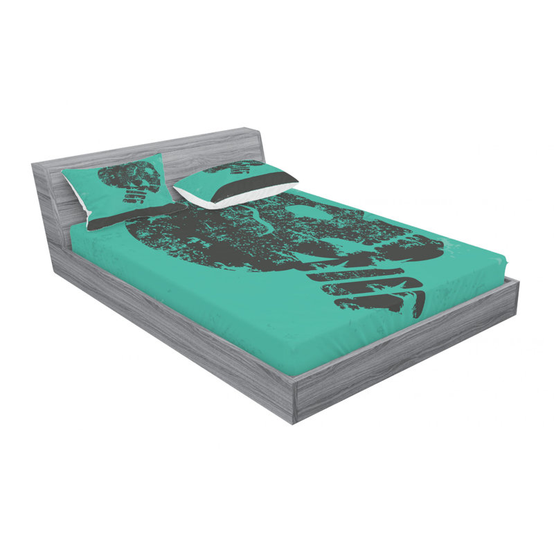 Microfiber Sheet Set, Queen Sheet Set with Fitted Sheet